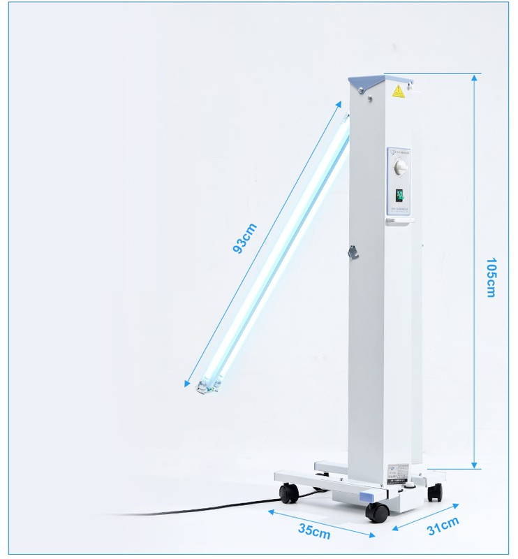 FY-30DC Double-Tube Carbon Steel UV Lamp Trolley